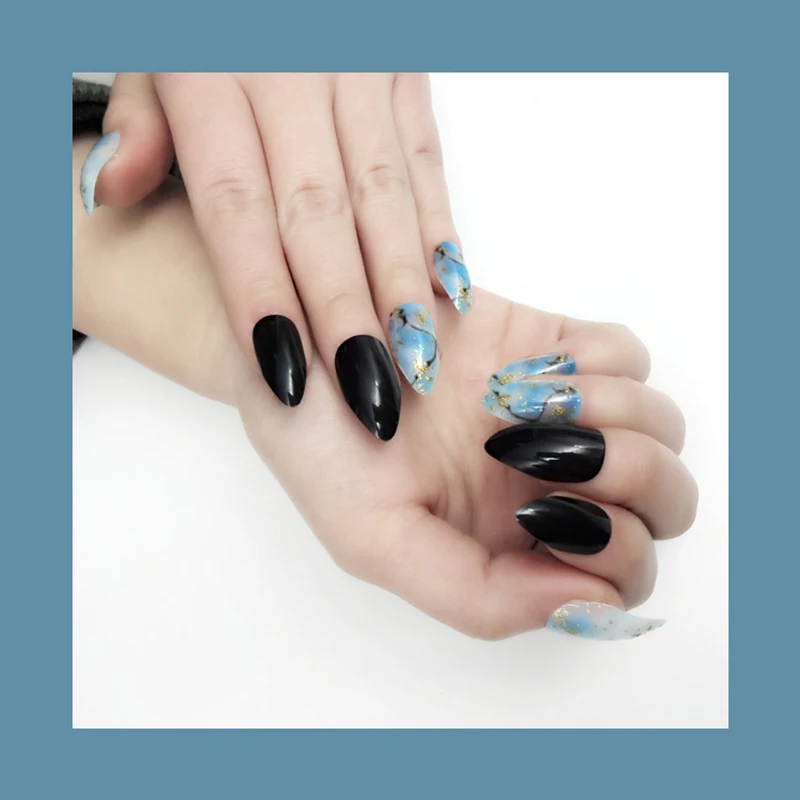 Накладные ногти матовые накладные съемные кончики для наращивания ногтей