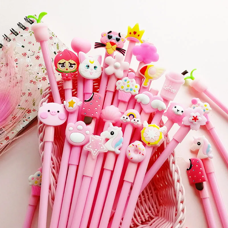 Несколько моделей мультфильм Единорог пончик торт свинья цветок сердце Корона