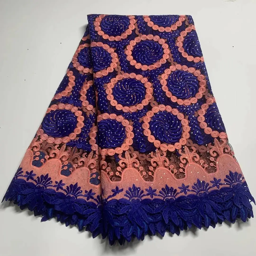 

Красивая Тюлевая кружевная вышивка, марлевая ткань с камнями, шнур, ткань, Африканское свадебное платье, сделай сам, тюлевые кружевные ткани