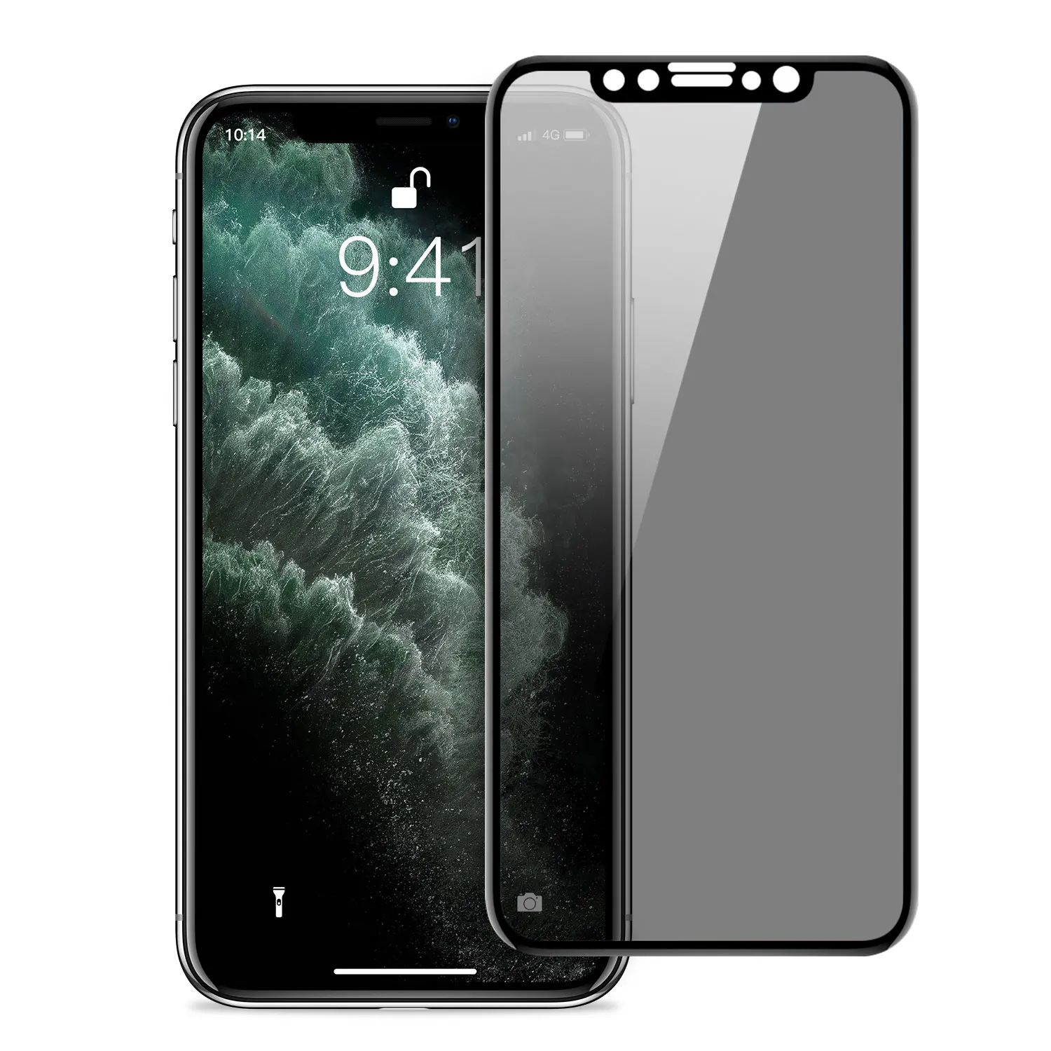 Защитная пленка для экрана Ossky iPhone 11 Pro Max закаленное стекло 7 8 X Plus полное покрытие