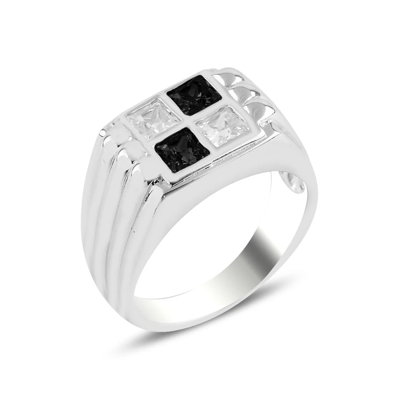 

Silverlina Silver Zircon Stone Ring