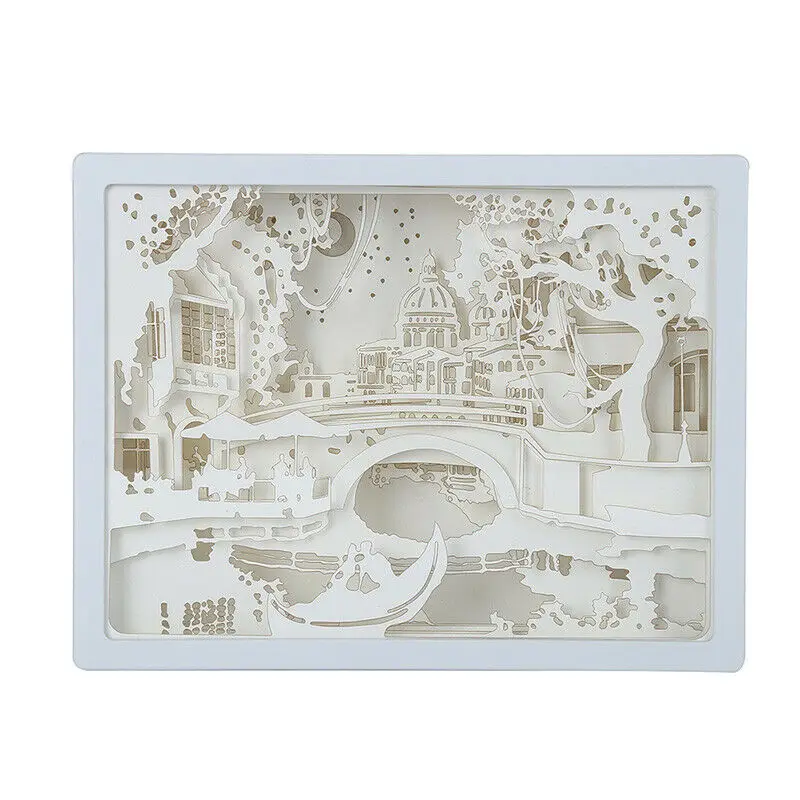 Хэллоуин Рождество Домашний Декор украшение стола украшения LED 3D бумажный