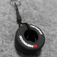 car keychain small tire creative 3d soft pvc car key ring personalized decoration for car key bag gift 1pcs