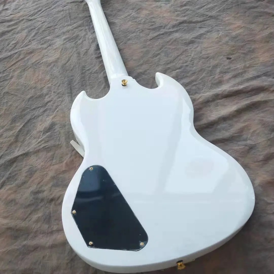 

Guitarra Elctrica personalizada, instrumento musical de alta calidad, Color white, 2021, logotipo, color, madera,forma personal