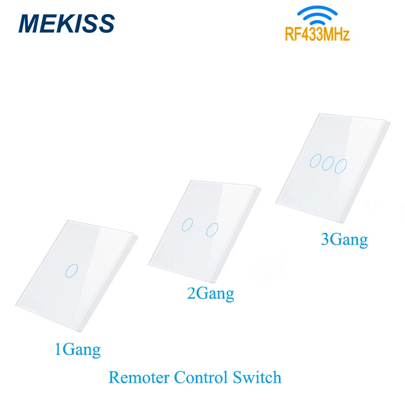 Беспроводной пульт дистанционного управления RF433 для вставки и установки на