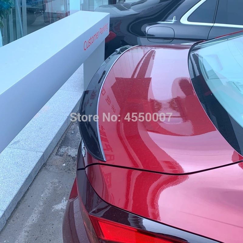 Для Nissan New Altima Teana 2019 ABS пластик грунтовка Цвет Внешний задний спойлер багажник