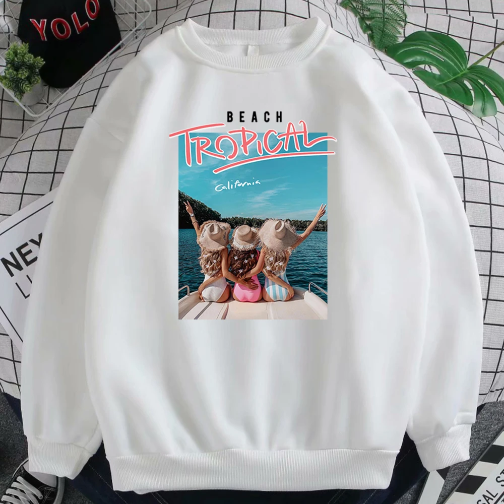 

Толстовки и толстовки с круглым вырезом и принтом Happy Three Sisters, уличная мода, Женский пуловер размера плюс, теплая Толстовка для женщин