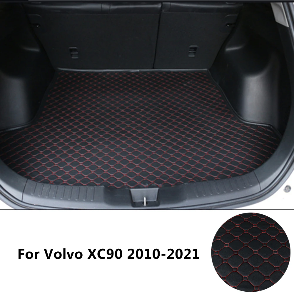 

Flat Side Cargo Liner For Volvo XC90 5seats model (2010-2021) 2011-12-13-14-2020 Special Car Trunk Mats Waterproof Boot Carpets