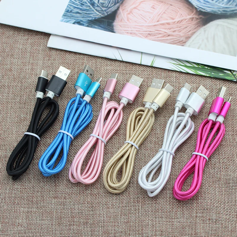 Micro USB алюминиевый нейлоновый кабель для быстрой зарядки Huawei Honor 7A pro 7C 8C 8X Y7 2019 Samsung