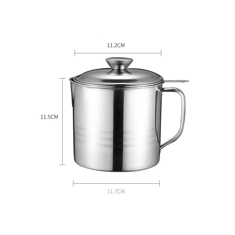 

Oil filter pot kitchen household large capacity filter oil slag oil separator oil bottle multi-function kitchen filter pot
