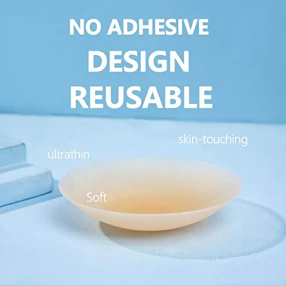 Sexy Strapless Bra Self-Adhesive Silicone Nipple Breast Pasties Cover Reusable Underwear Women Wedding Party Bra Sticker No Glue