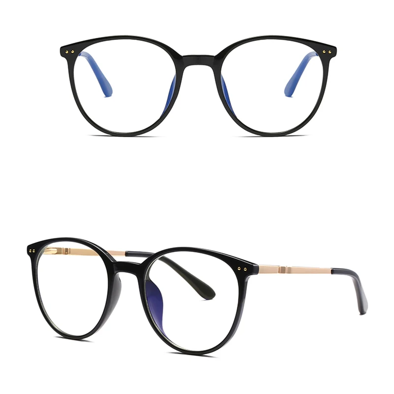 

Круглые компьютерные очки для женщин, с защитой от излучения, в Корейском стиле, с защитой от синий луч света, мобильный телефон, для игр