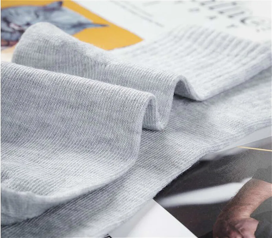 2019 мужские хлопковые носки Новые Стильные черные деловые дышащие осенне зимние