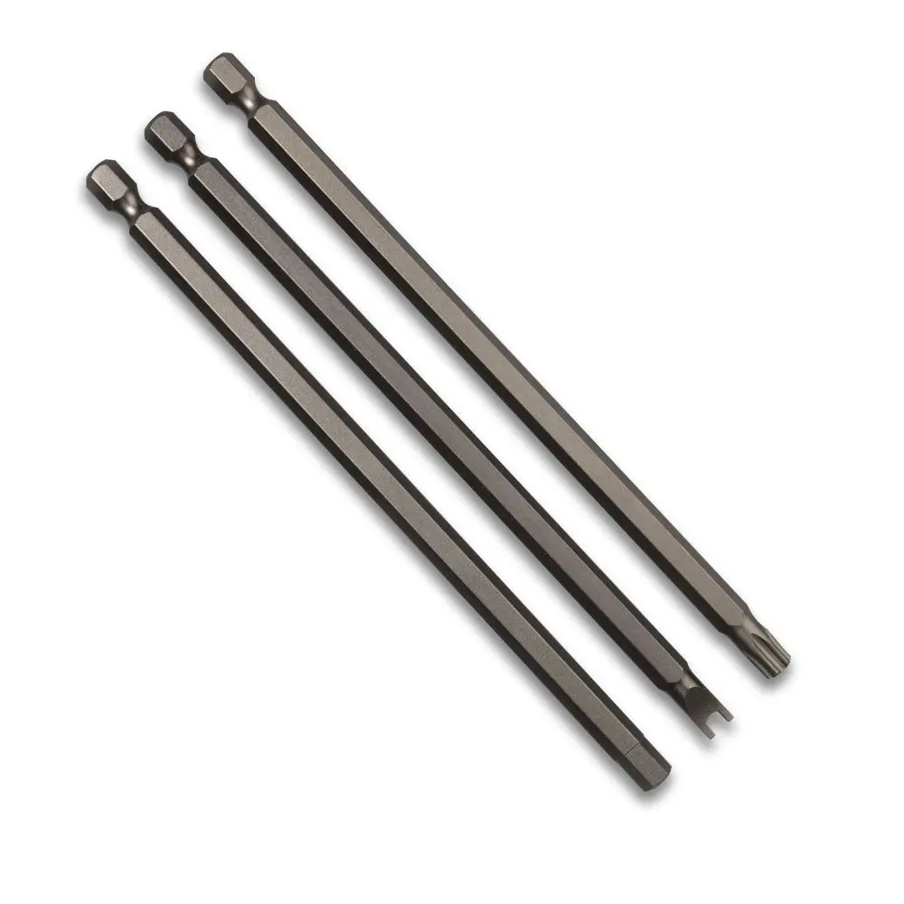 Набор сверхдлинных безопасных бит питания 32 шт. для отвертки Torx CRV с хвостовиком