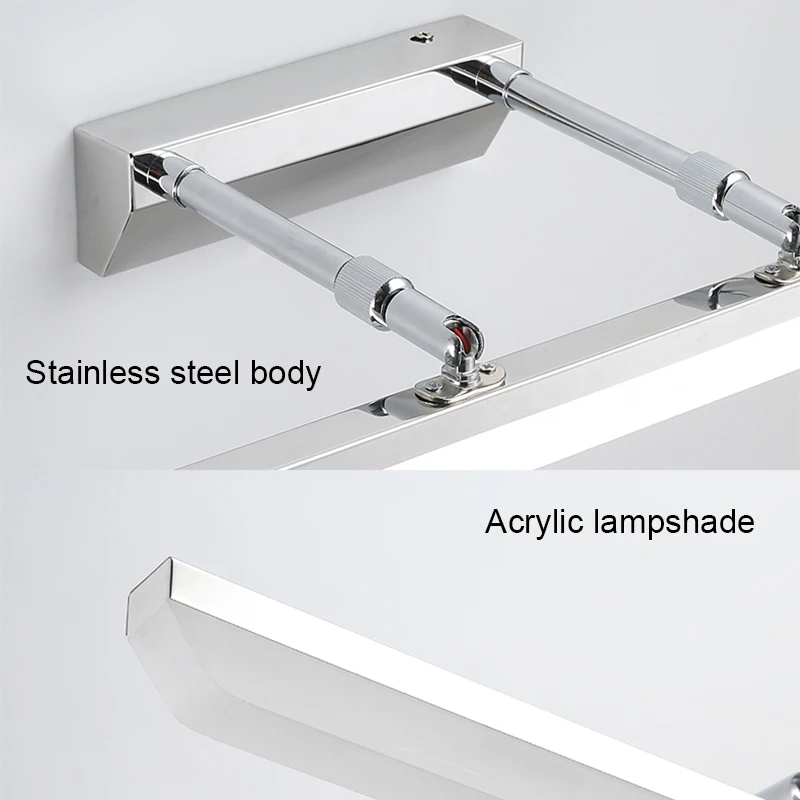 Водостойкая светодиодная настенная лампа светильник для ванной комнаты