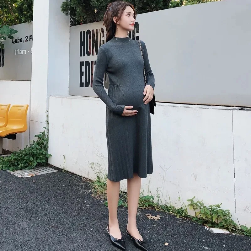 Afei Тони Для женщин Платья свитеры беременности и родам одноцветные женские туфли