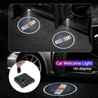 Светодиодный проектор для дверей автомобиля, декоративный лазерный светильник для Mitsubishi Ralli art Lancer 9 10 Asx Outlander Pajero L200, 2 шт.