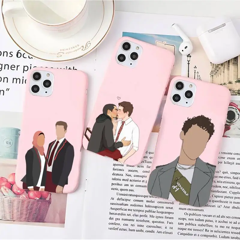 

Elite Spanish TV series Phone Case Candy Color for iPhone 6 7 8 11 12 s mini pro X XS XR MAX Plus