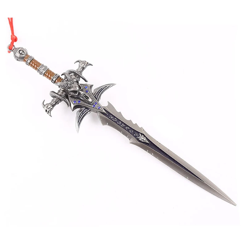 Cos WOW Артас менетиловый меч Frostmourne литье из сплава Крутое ремесло подарок игрушки