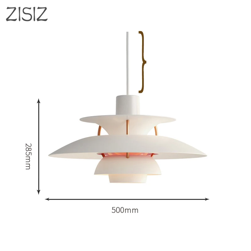 Nordic PH5 Creative Led Penddant Lights for Bedroom Living Room Kitchen Modern Decor Lamp Fixtures Vintage Luminaire Suspension