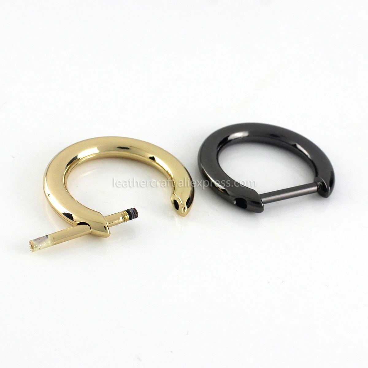 1 шт. 20 мм Металлическая Съемная застежка скоба с открытым винтом и круглым