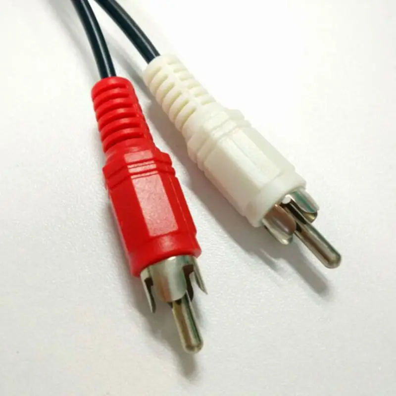 3 5 1/8 мм стерео гнездо Mini Jack на 2 RCA штекер аудио кабели Y адаптер|Кабели VGA| |