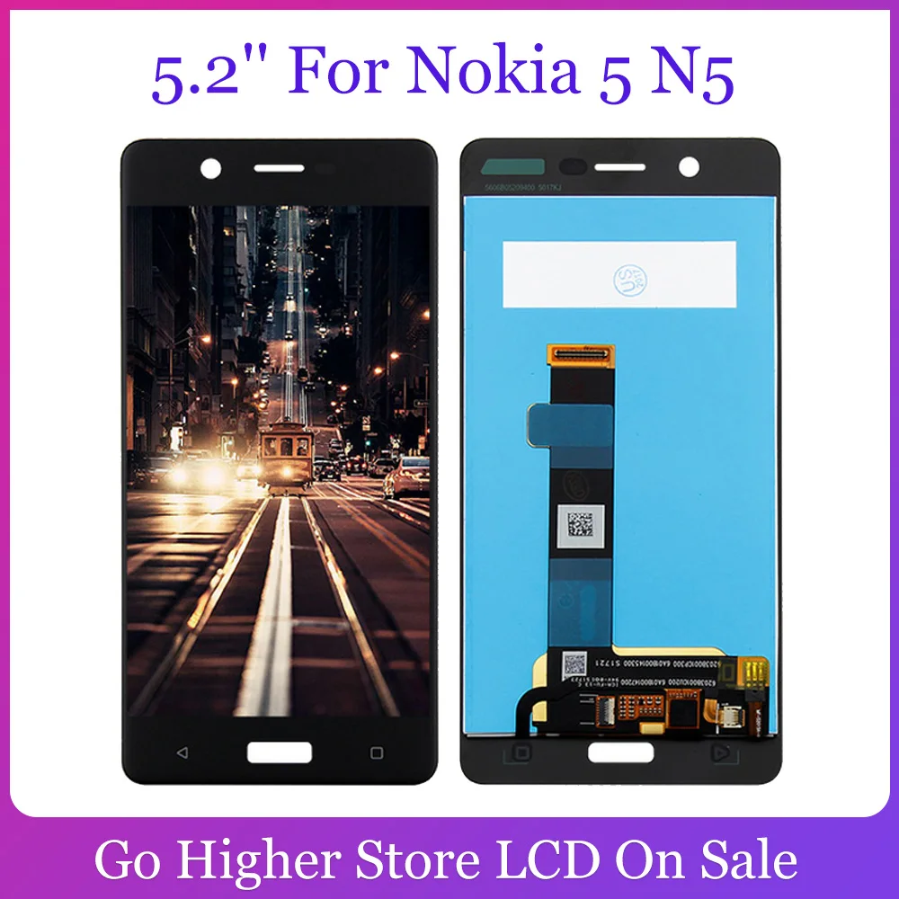 ЖК дисплей 5 2 ''для Nokia N5 TA 1024 1027 1044 1053 дигитайзер сенсорный экран для NOKIA сборка