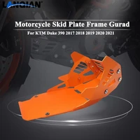 motorcycle parts aluminum skid plate frame gurad for 390 390 390 2017 2018 2019 2020 2021 accessories