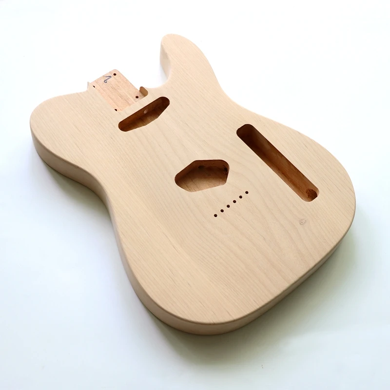 DIY Незаконченный Альдер Стандартный Телескопический корпус гитары для ручной