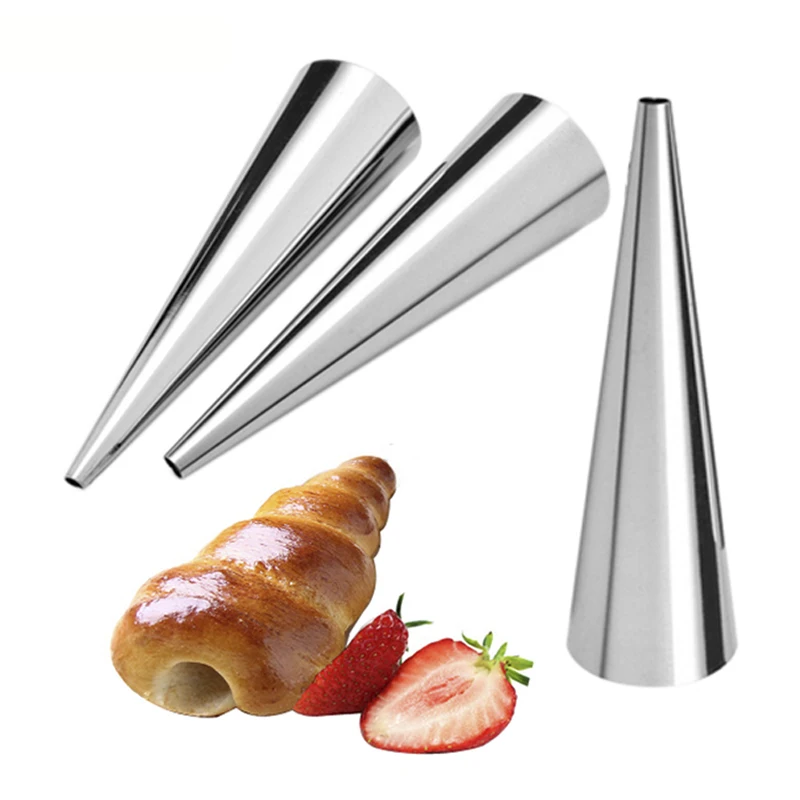 Спиральные круассаны из нержавеющей стали 5 шт./компл. формы для Круассанов в