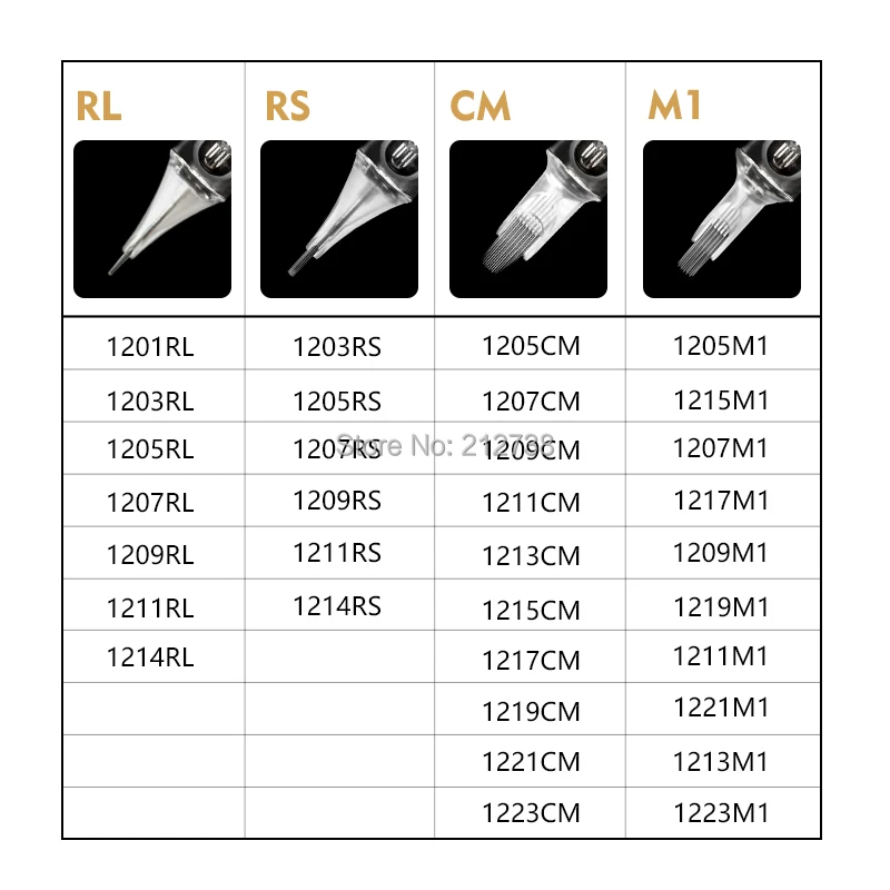 Иллюзиониста картриджи иглы для тату машинок 3 5 7 9 RL RS 10 шт./кор. ручка нанесения
