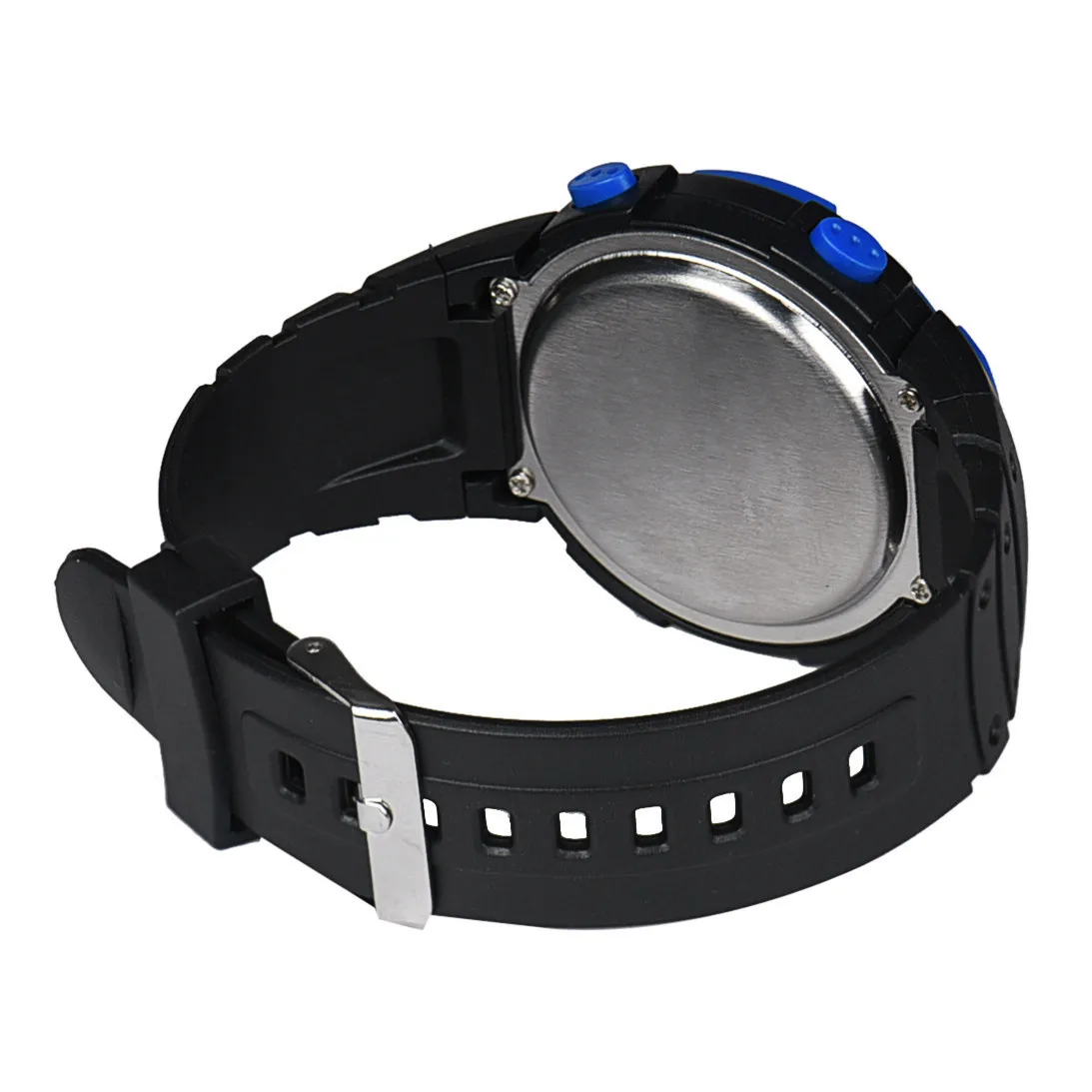 Часы наручные мужские цифровые модные водонепроницаемые спортивные с резиновым