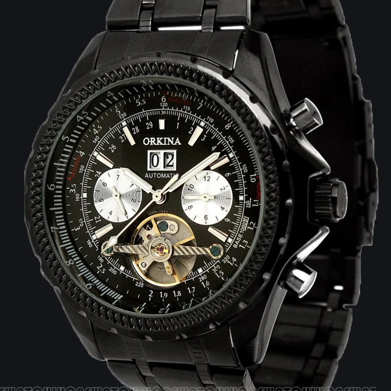 2020 Топ бренд Orkina Новые Роскошные автоматические часы мужские из нержавеющей