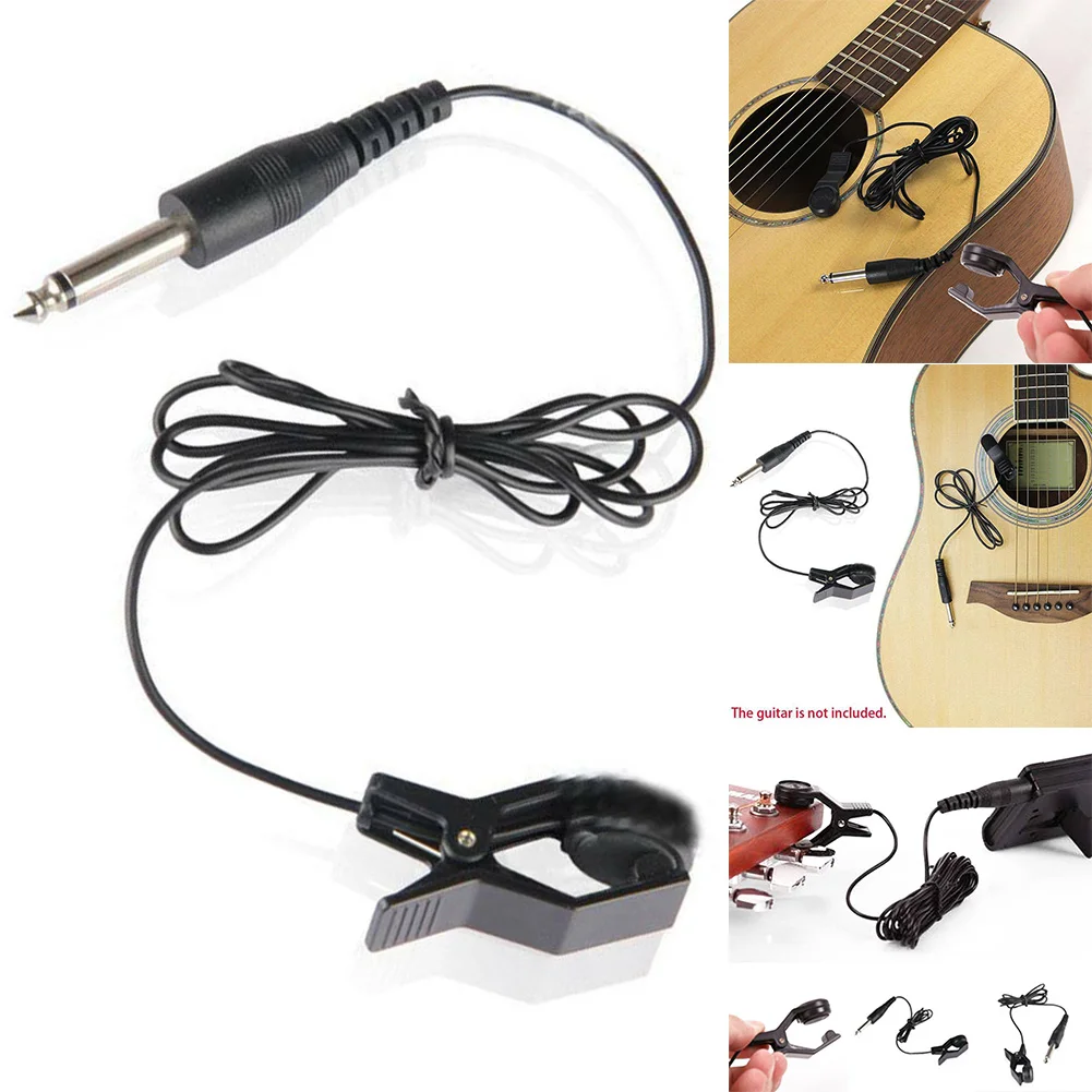 Новый 10 шт. профессиональный гитарный акустический зажим на пиезо контактный