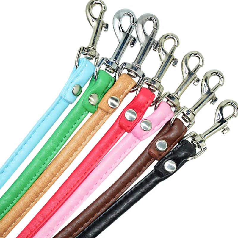 

Dog Leash Harnesses Pu Leather Puppy Cat Lead Rope for Small Medium Dogs Chihuahua Pet Supplies Doggie Belt for Safe Walking