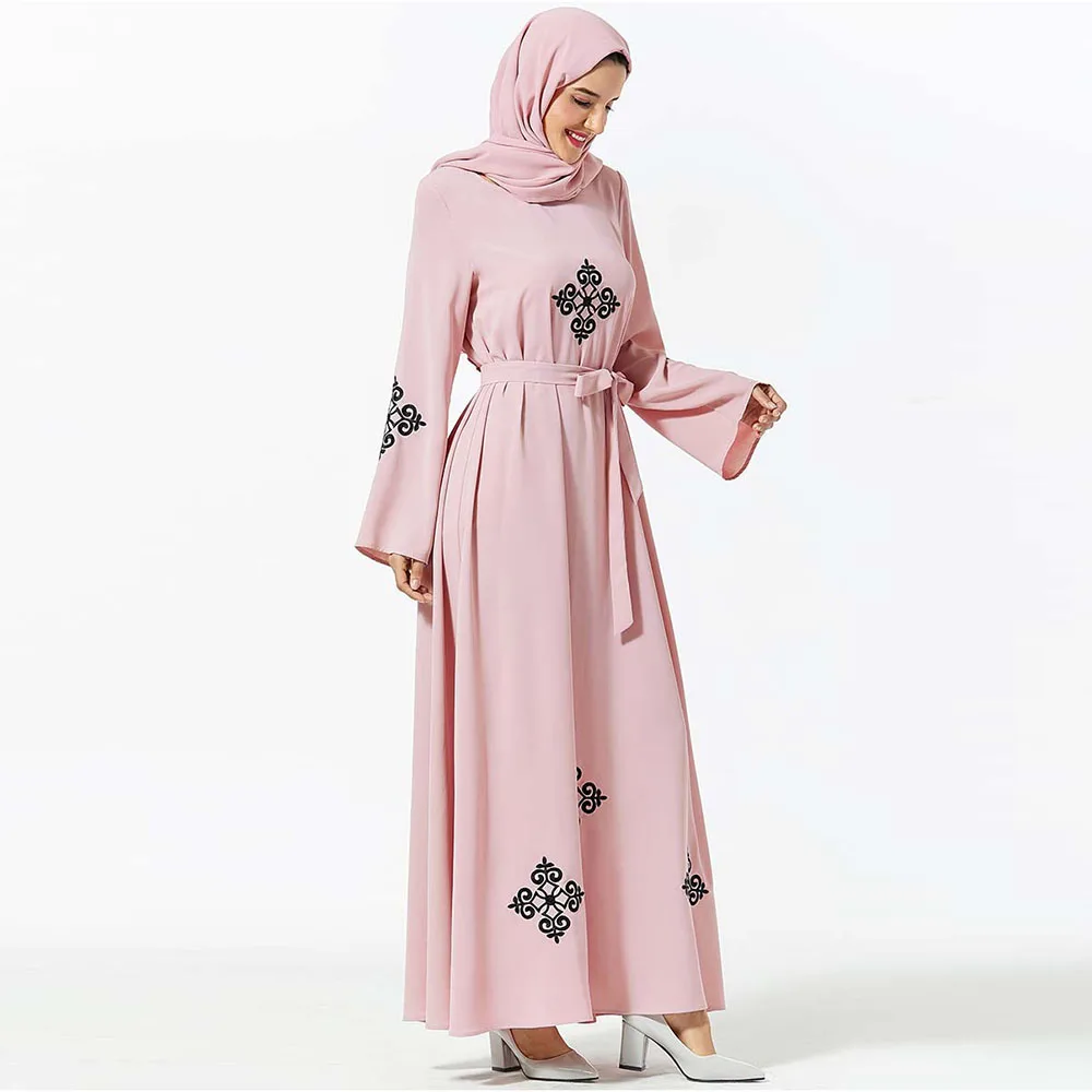 Abaya Дубай мусульманское платье без хиджаба абайя для женщин осень мода Caftan
