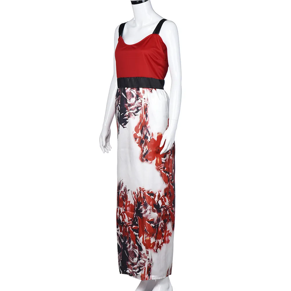 Женские летние платья размера плюс 5XL вечерние в пол с принтом женская одежда