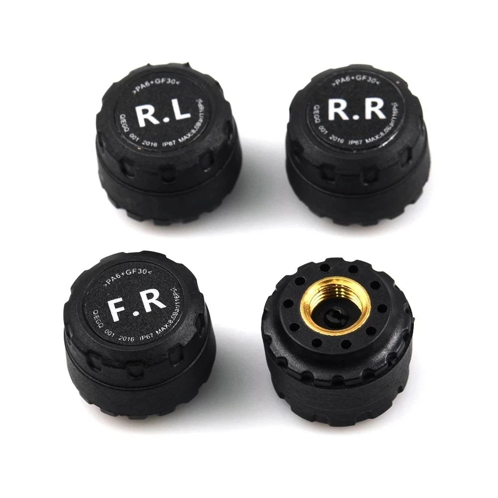 

Smart USB TPMS Car Tire Pressure Monitoring System Display 4 External Sensors Android Navigation Tyre Pressure Alarm 0-116Psi