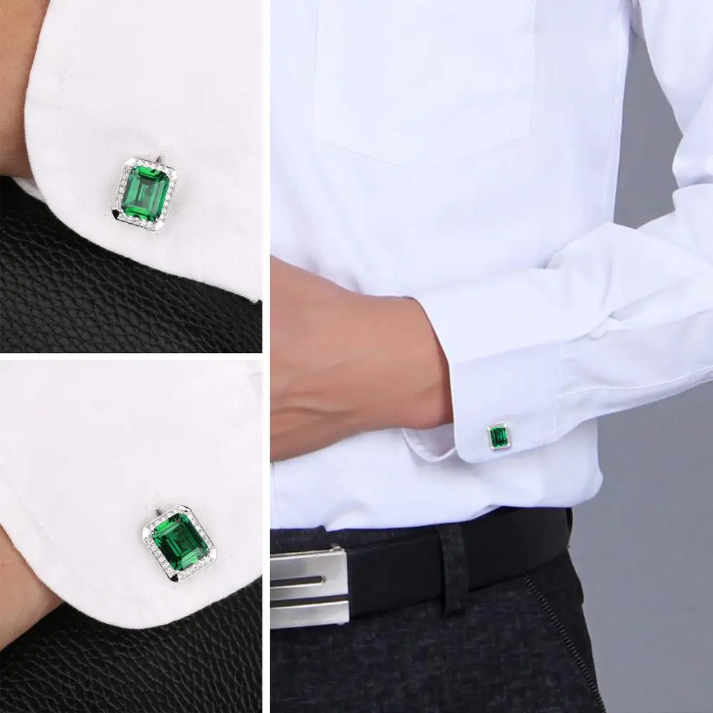 JewelryPalace мужские роскошные созданные нано русские изумрудные юбилейные свадебные