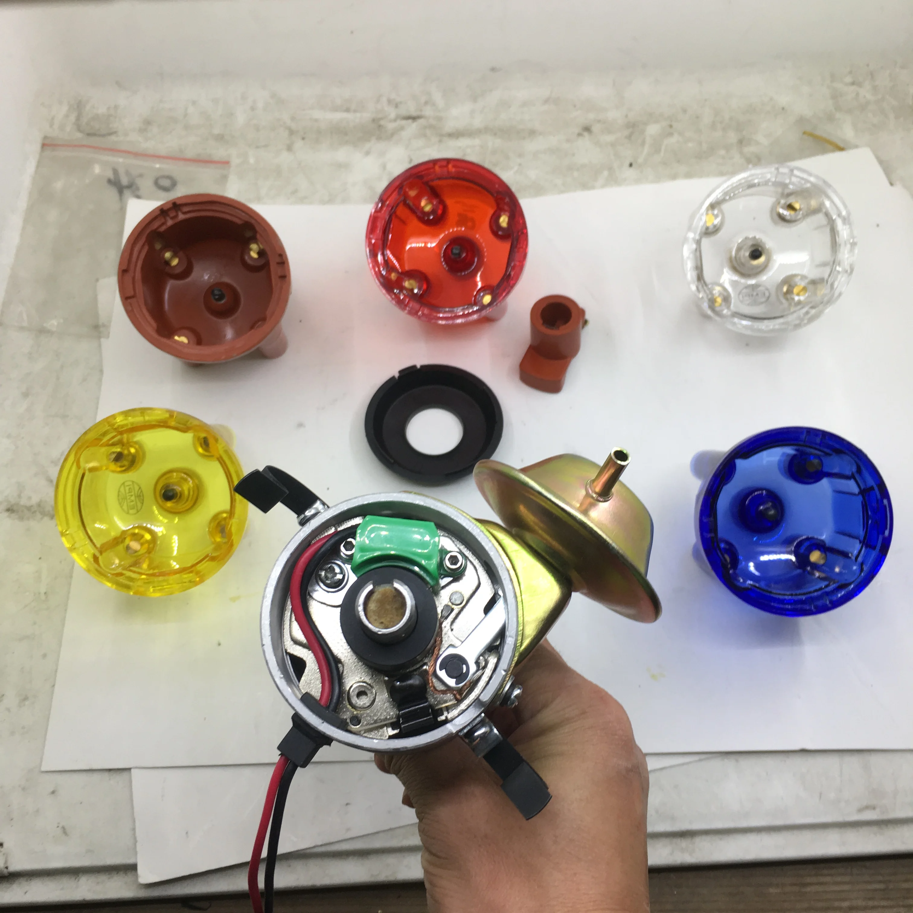 SherryBerg полный электронный для Ford Pint Bosch Escort Капри Cortina Sierra + 4 крышки (красный синий