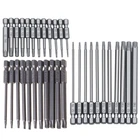 Набор защитных Сверл с защитой от взлома, отвертка Torx с плоской головкой, 14 дюйма, отвертка с шестигранной головкой, 1112 шт.