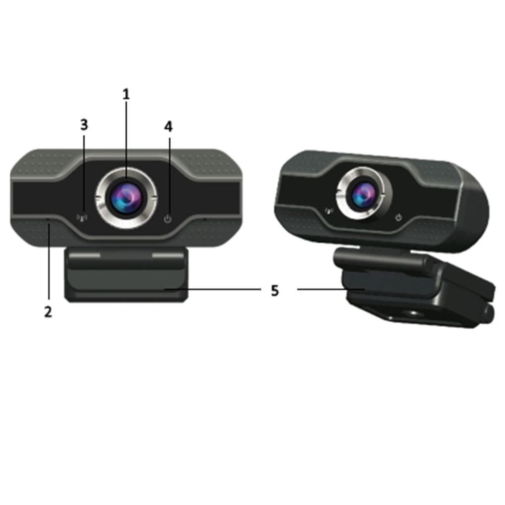 

1080P Camcorder 1932x1088 Resolution 2.0 Mega-pixels Video Recorder Camera with UVC/UVA Protocol