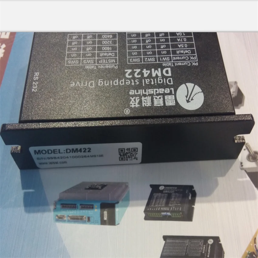 Новый Leadshine 2 фазовый цифровой шаговый двигатель привода DM422 работы 24 40VD может из