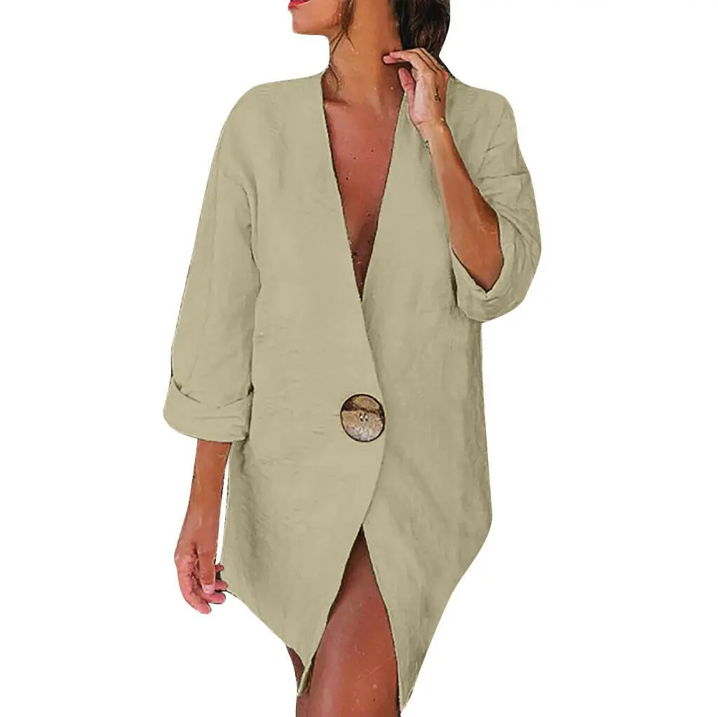 

Ladies Blazer Long Sleeve Blaser Women Suit jacket Female Feminine Blazer Femme White Yellow Khaki Blazer Autumn