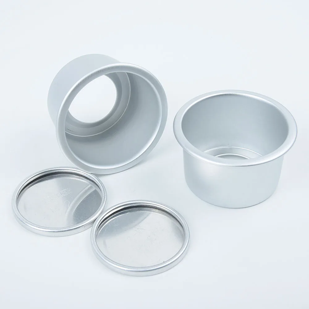 5Pcs Cake Pan Round Removable Bottom DIY Baking Moulds Aluminum Alloy Set |