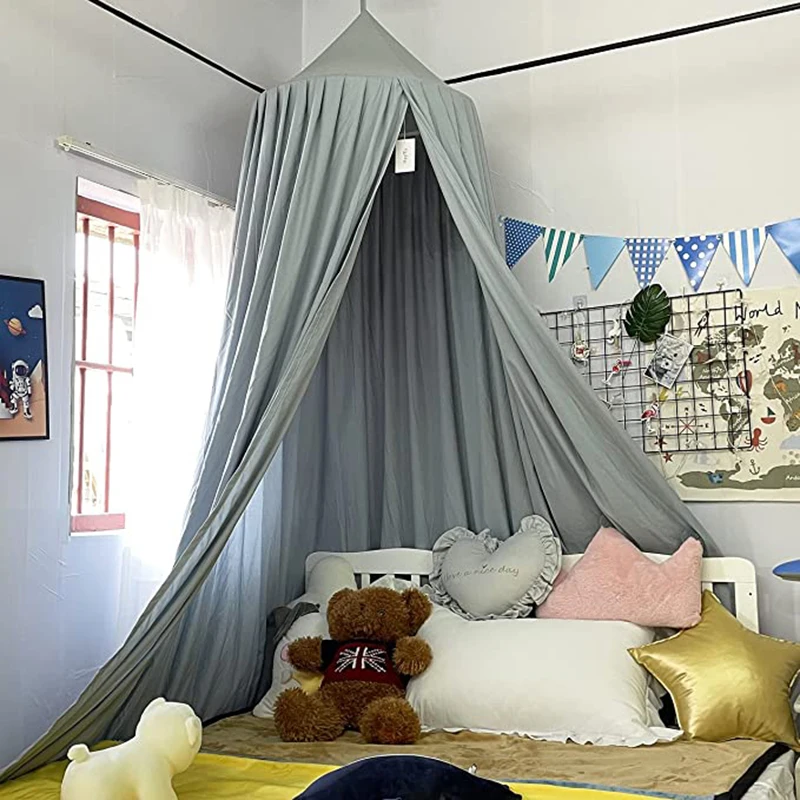 Купольная москитная сетка внутри очень большая детская кровать палатка навес
