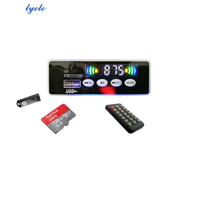 

Bluetooth USB кардридер FM-радио Плата декодера три в одном