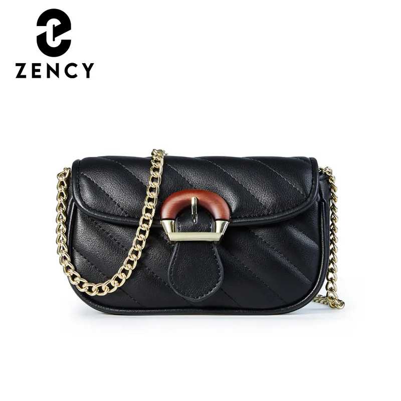 

Сумка женская через плечо из натуральной кожи, с цепочкой и клапаном