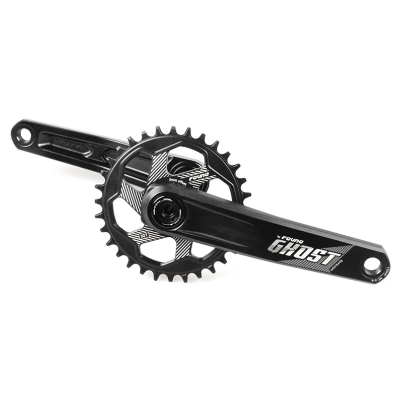 FOVNO Direct Mounted Crankset Mountain Bike With Bottom Bracket For MTB Bike Crank 170mm 175mm With 3mm 6mm Offset Deckas Crown