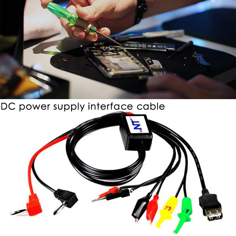 Junejour практичный поставить Тесты жильный кабель провод комплект 2 Clip стандарта 4)